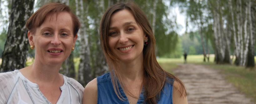 Dr Martyna Goryniak i mgr Anna Dawidziuk-Łęczycka